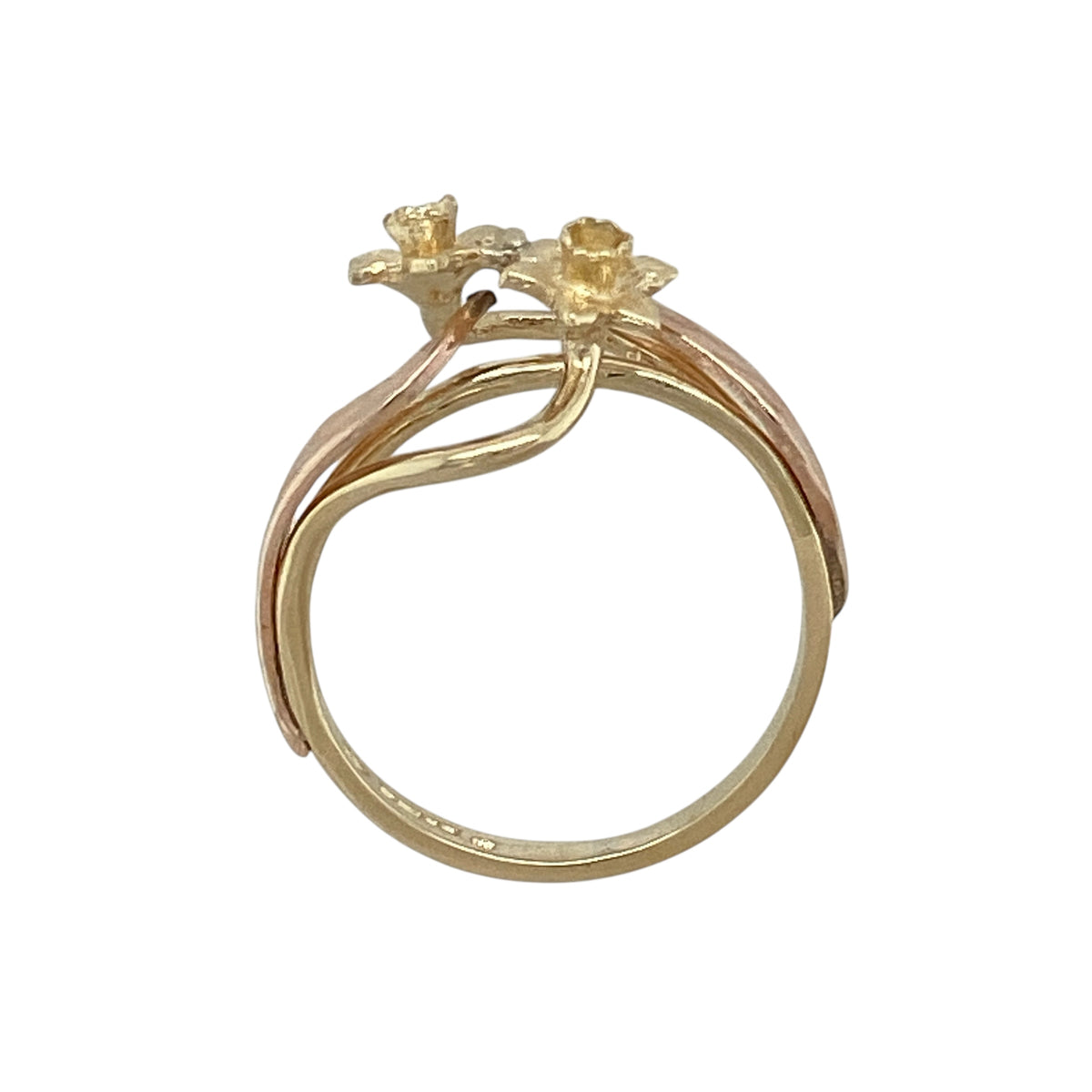 9ct Welsh Gold Daffodil Ring