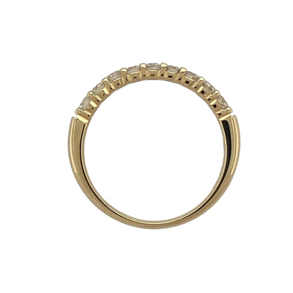 18ct Gold & Diamond Set Band Ring