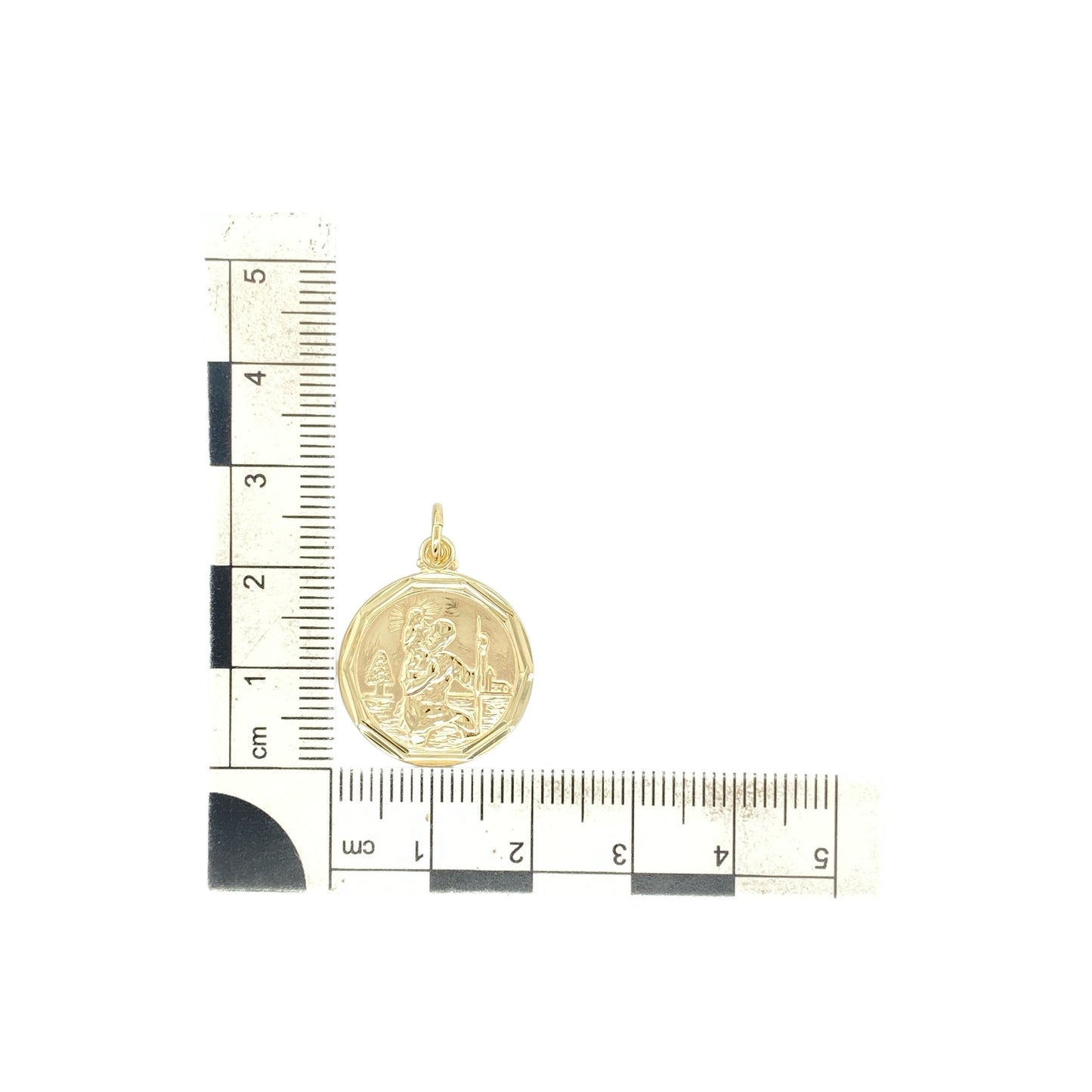 9ct Gold St Christopher Pendant