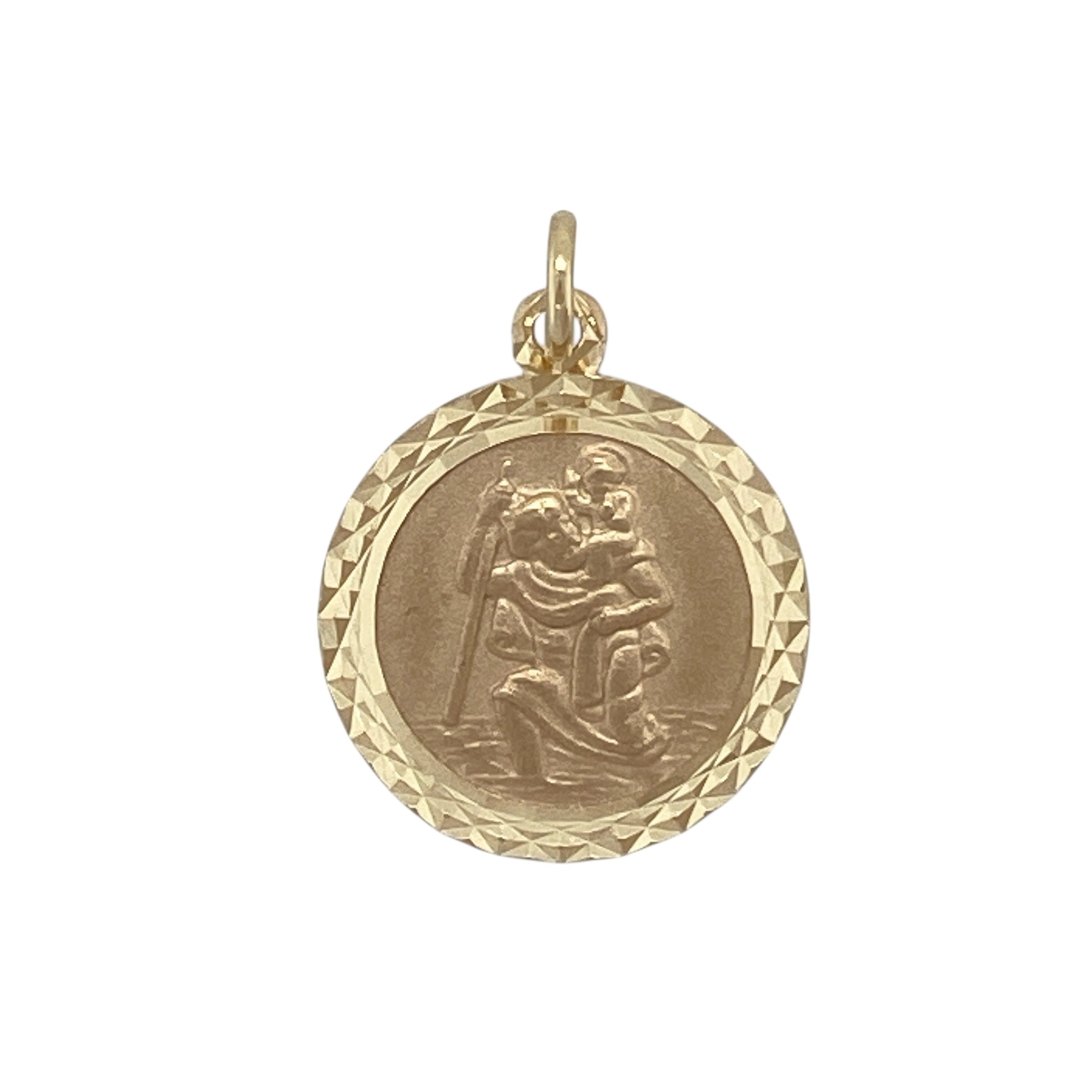 9ct Gold St Christopher Pendant