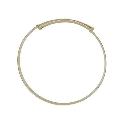 9ct Gold Patterned Expanding Bangle