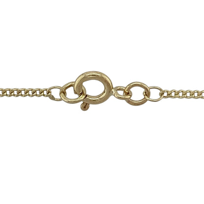 9ct Gold Cross 18" Necklace