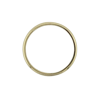 9ct Gold Clogau Cariad 2mm Wedding Band Ring