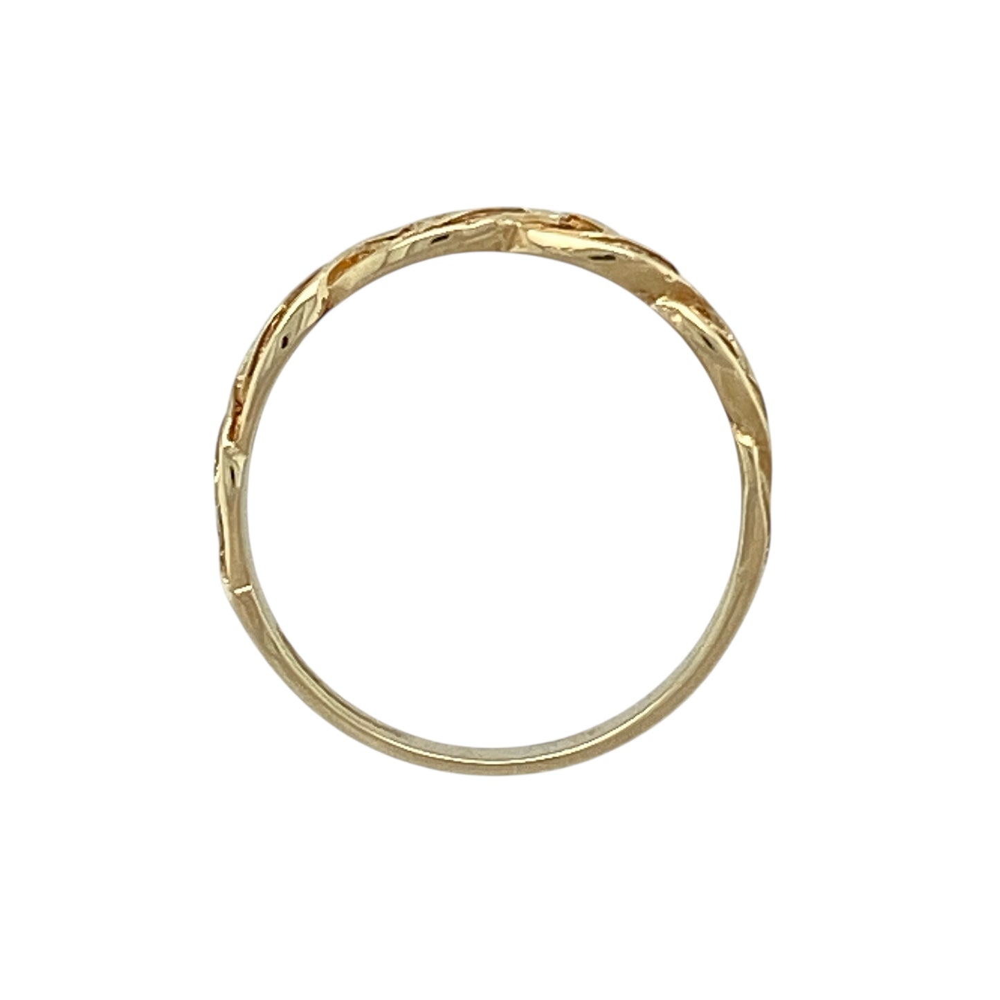 9ct Gold Celtic Weave Band Ring