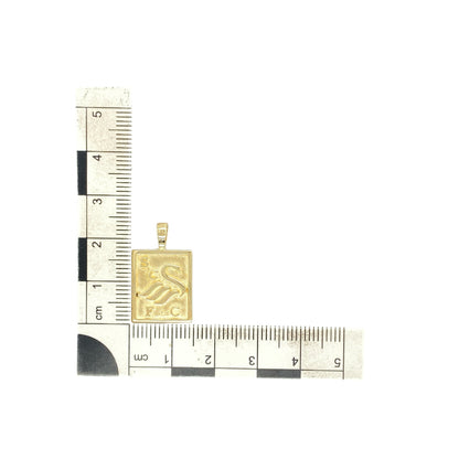 9ct Gold Swansea Football Club Emblem Pendant