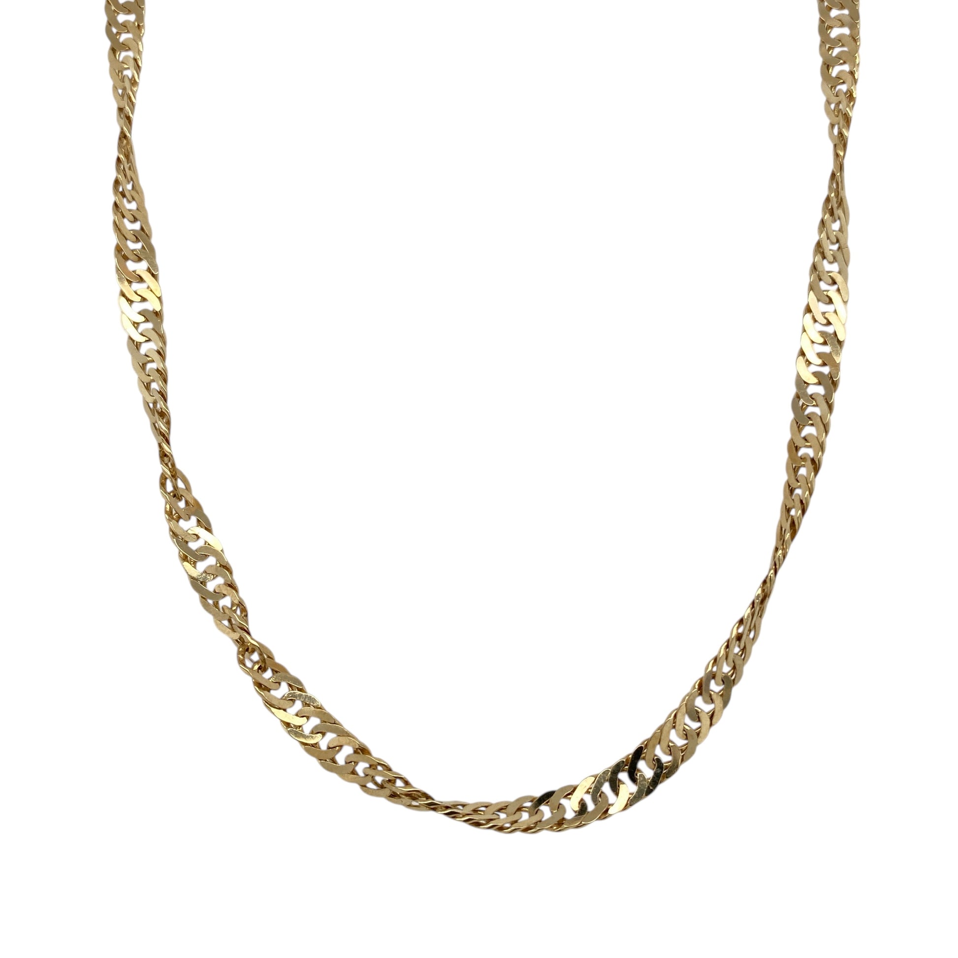 9ct Gold 18" Singapore Chain