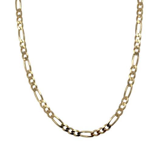 9ct Gold 26" Figaro Chain