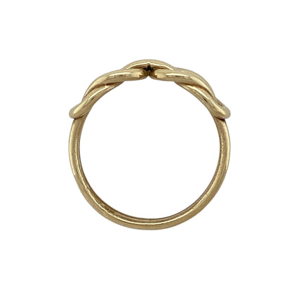 9ct Gold Double Knot Ring