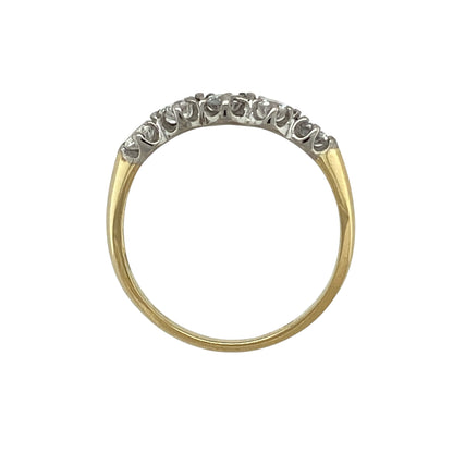 18ct Gold & Diamond Set Band Ring
