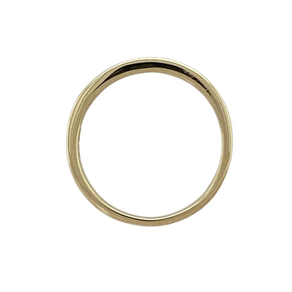 9ct Gold & Diamond Set Band Ring