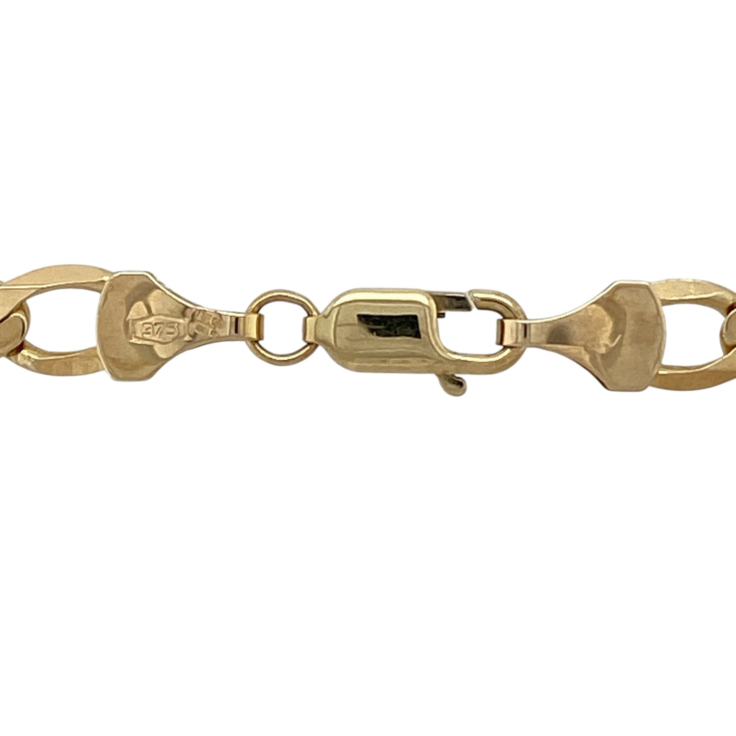 Bring bold style and classic appeal to your jewellery collection with this pre-owned 9ct yellow gold curb chain, a timeless design with strong visual presence.

Design: The chain features a traditional curb link style with a 6mm link width, offering a bold and well-balanced profile that sits comfortably against the neck.
Material: Made from polished 9-carat yellow gold, the warm golden tone enhances the clean lines and classic character of the curb design.