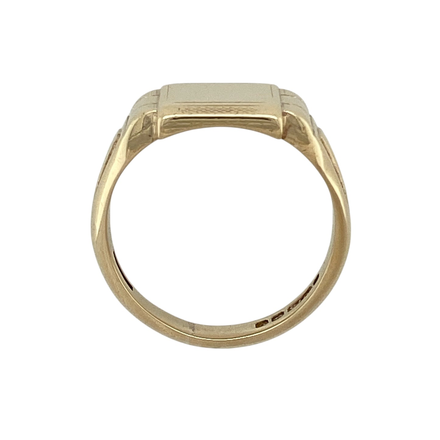 9ct Gold Rectangle Signet Ring