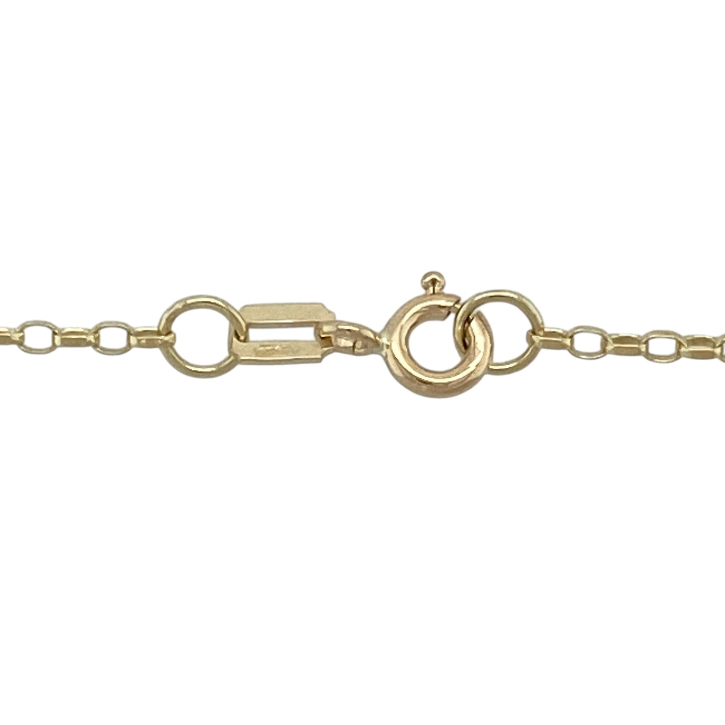 9ct Gold & Diamond Set Open Heart 18" Necklace