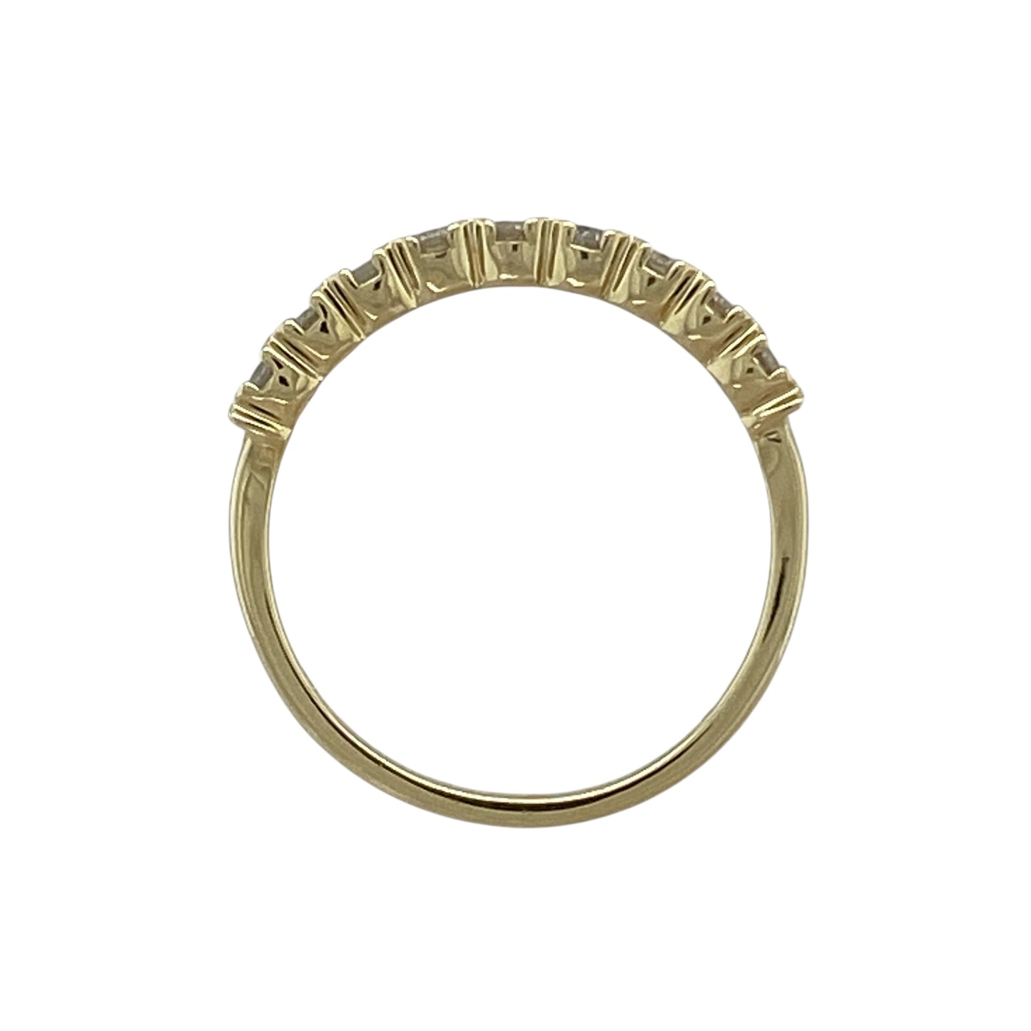 9ct Gold & Diamond Set Band Ring