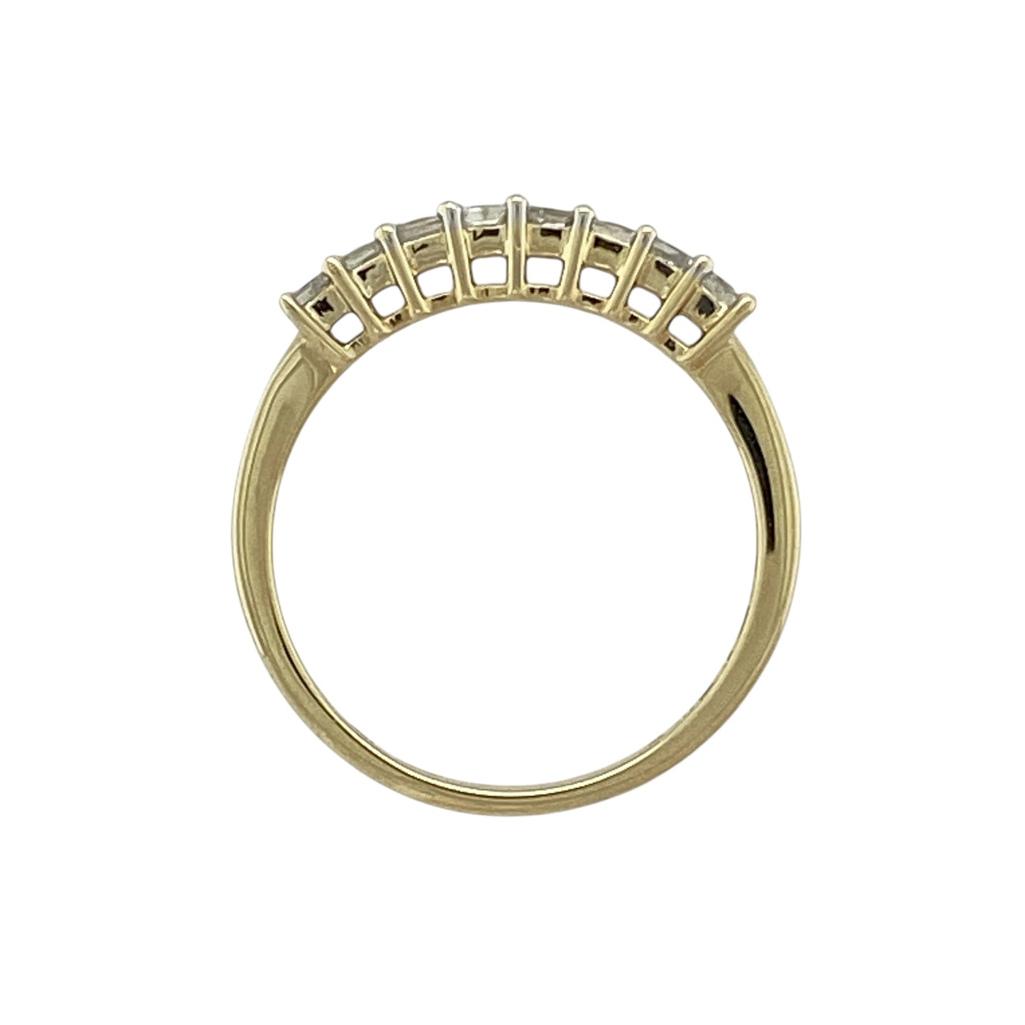 9ct Gold & Diamond Set Band Ring