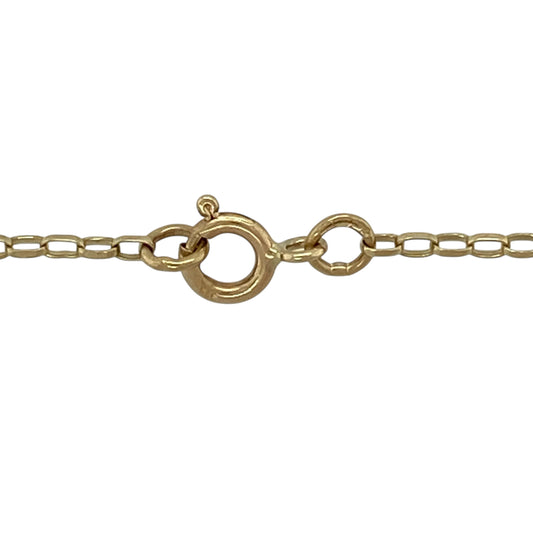 Bring classic simplicity and everyday versatility to your jewellery collection with this pre-owned 9ct yellow gold belcher chain, a timeless piece ideal for wearing alone or paired with a favourite pendant.

Design: This chain features traditional belcher links, creating a clean and balanced profile that never goes out of style.
Material: Made from 9-carat yellow gold, the warm polished finish enhances the rounded links and classic appearance.