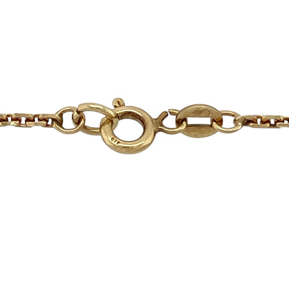 9ct Gold Welsh Lovespoon 16" Necklace