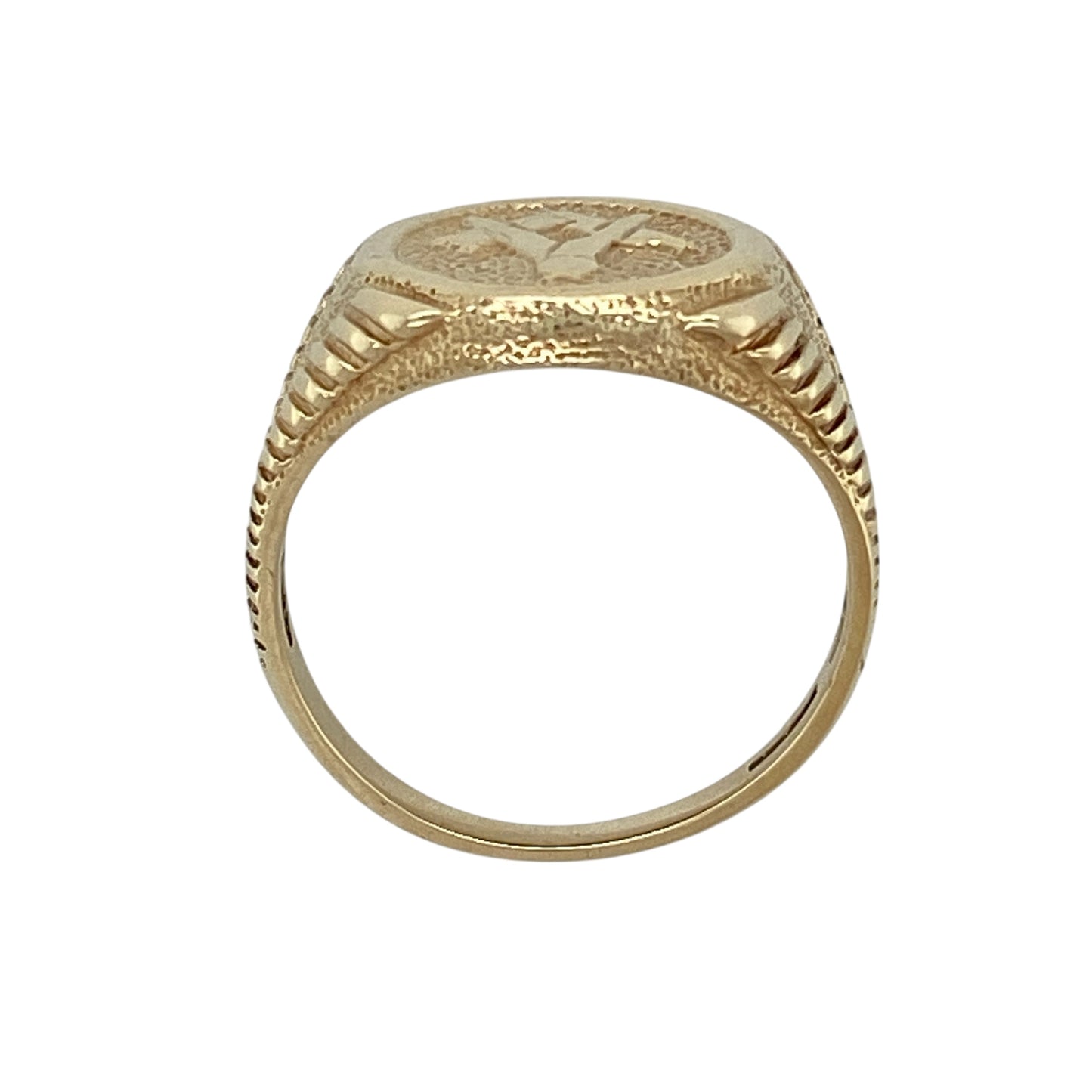 9ct Gold Masonic Signet Ring