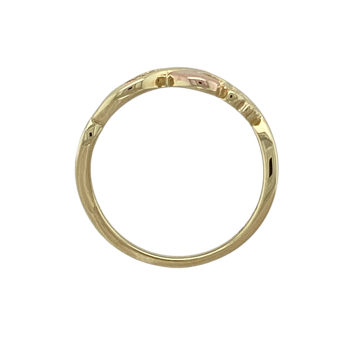 9ct Gold & Diamond Set Clogau Tree of Life Wrap Over Ring