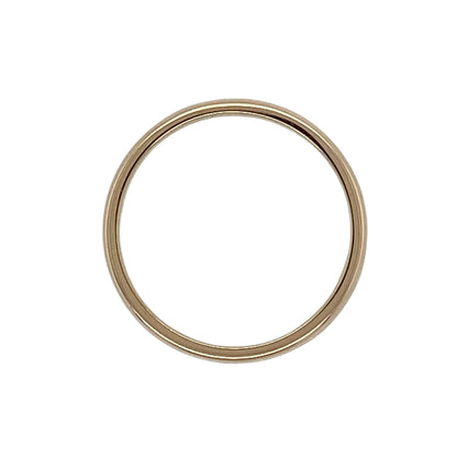 9ct Welsh Gold 4mm Wedding Band Ring