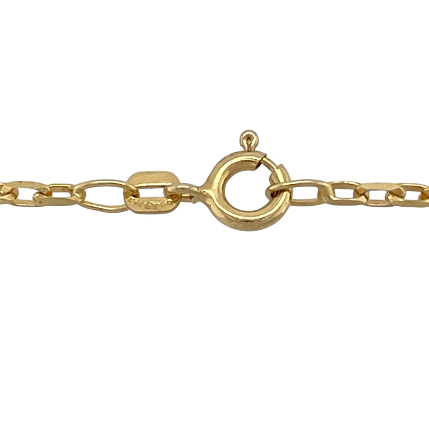 9ct Welsh Gold Celtic Lovespoon 20" Necklace