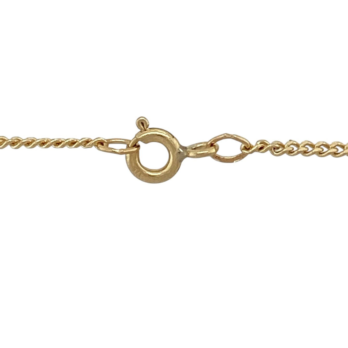 9ct Gold Diamond & Sapphire Set 18" Necklace