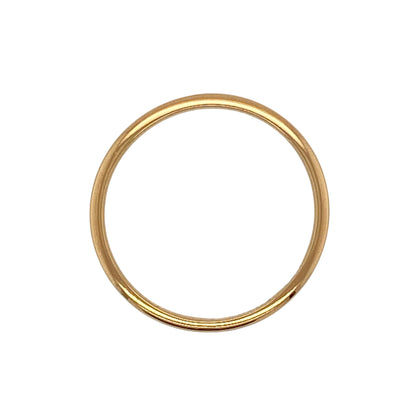 22ct Gold 2mm Wedding Band Ring