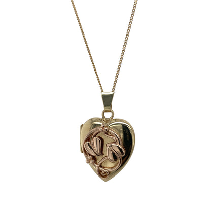 9ct Gold Clogau Tree of Life Heart Locket 20" Necklace