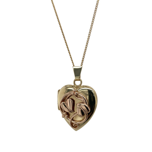 9ct Gold Clogau Tree of Life Heart Locket 20" Necklace