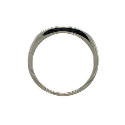 18ct White Gold & Diamond Set Band Ring