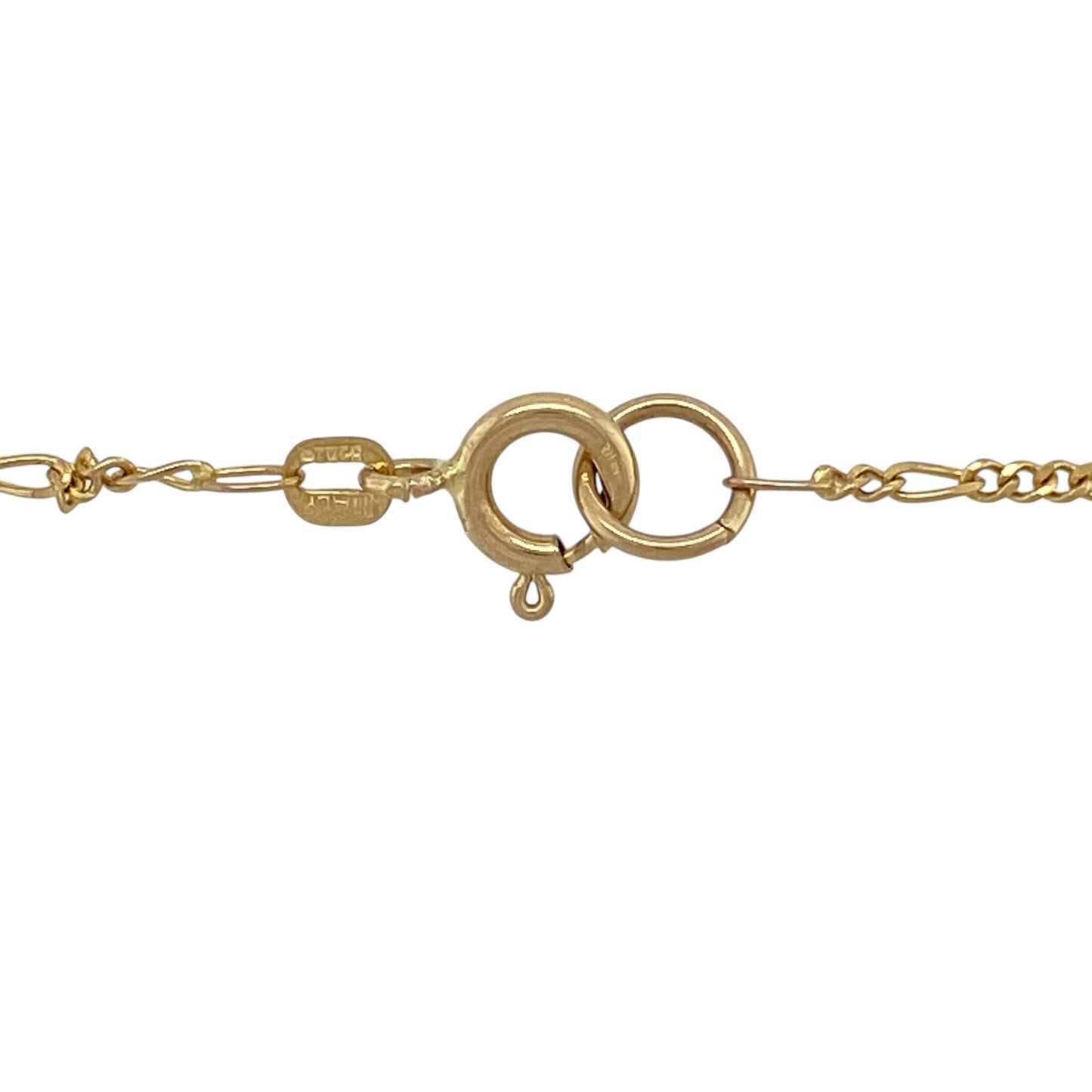 9ct Gold Diamond & Blue Topaz Set 18" Necklace