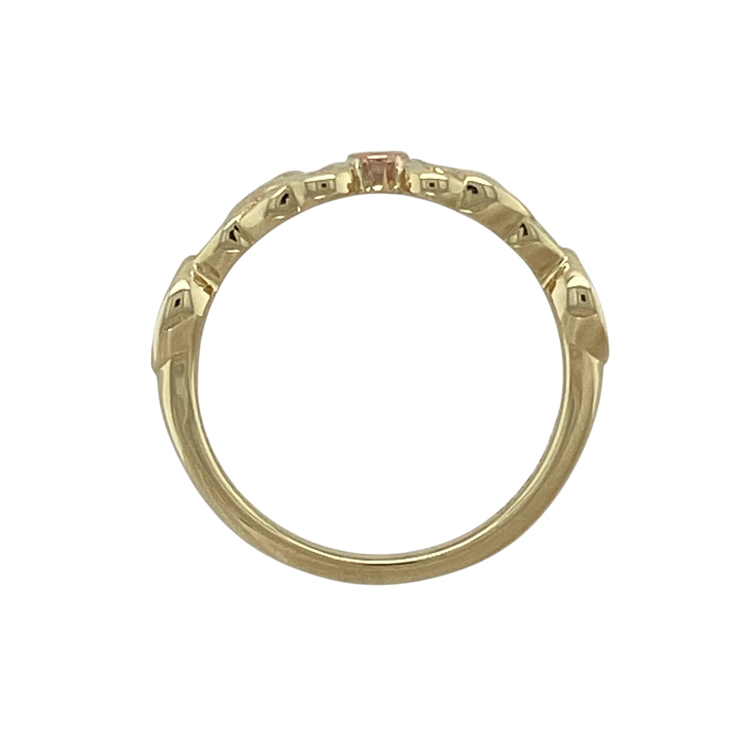 9ct Gold & Diamond Set Clogau Lovespoon Ring