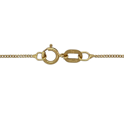 18ct Gold Diamond & Pearl Set 18" Necklace