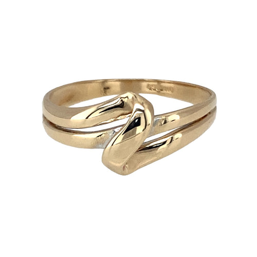 9ct Gold Swirl Ring
