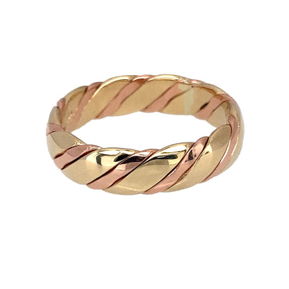 9ct Gold Clogau Twisted Band Ring