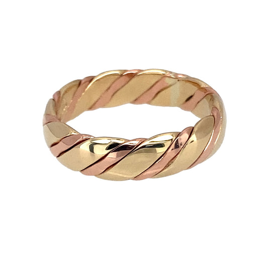 9ct Gold Clogau Twisted Band Ring