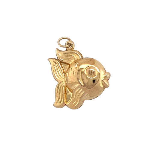 9ct Gold Fish Pendant