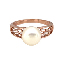 Load image into Gallery viewer, 9ct Gold &amp; Pearl Set Swirl Ring
