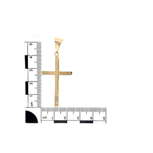 9ct Gold Plain Cross Pendant