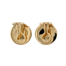 Load image into Gallery viewer, Preowned 9ct Yellow and Rose Gold Clogau Tree of Life Clip On Earrings with the wight 6.60 grams. The front of the earrings are Clogau Welsh gold and the backs are 9ct gold, the earrings have been adapted to be clip on earrings
