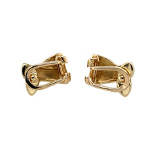 Load image into Gallery viewer, Preowned 9ct Yellow Gold Kiss Clip On Earrings with the weight 3.90 grams
