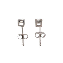 Load image into Gallery viewer, 9ct White Gold &amp; Diamond Set Stud Earrings
