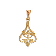 Load image into Gallery viewer, New 9ct Yellow Gold Tree of Life Heart Pendant with the weight 1 gram
