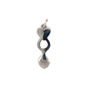 New 925 Silver Heart Horseshoe Lovespoon Pendant with the weight 1.70 grams