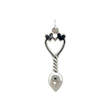 Load image into Gallery viewer, New 925 Silver Heart Lovespoon Pendant with the weight 2.10 grams
