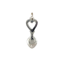 Load image into Gallery viewer, New 925 Silver Heart Lovespoon Pendant with the weight 1.50 grams
