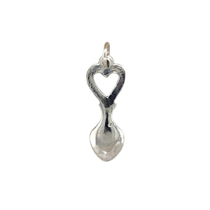 New 925 Silver Heart Lovespoon Pendant with the weight 1.50 grams