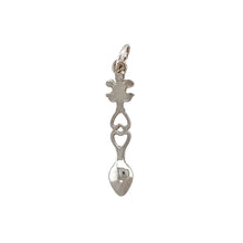 Load image into Gallery viewer, New 925 Silver Heart Three Feather Lovespoon Pendant with the weight 0.90 grams
