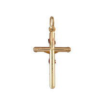 Load image into Gallery viewer, Preowned 9ct Yellow Gold Crucifix Pendant with the weight 1.50 grams
