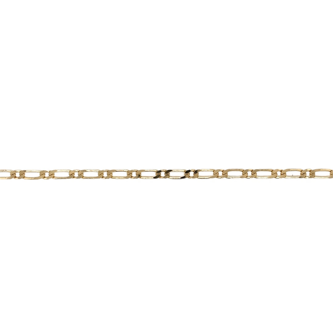 9ct Gold 18" Figaro Chain